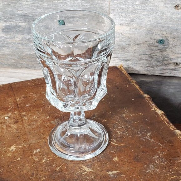 Fairfield Clear by Anchor Hocking - Water Goblet - Vintage 70's. #3 - Picture 2 of 10